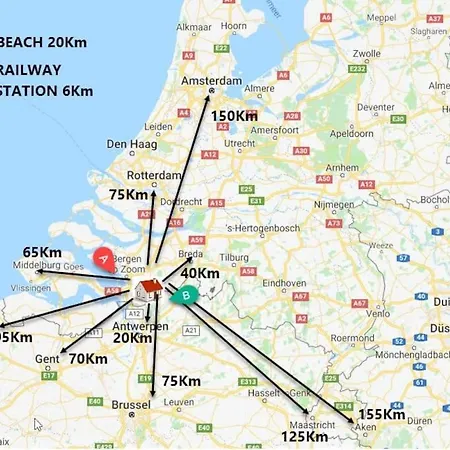 House With Sauna, 20km To Antwerp 4 Tot 6p Сasa de vacaciones